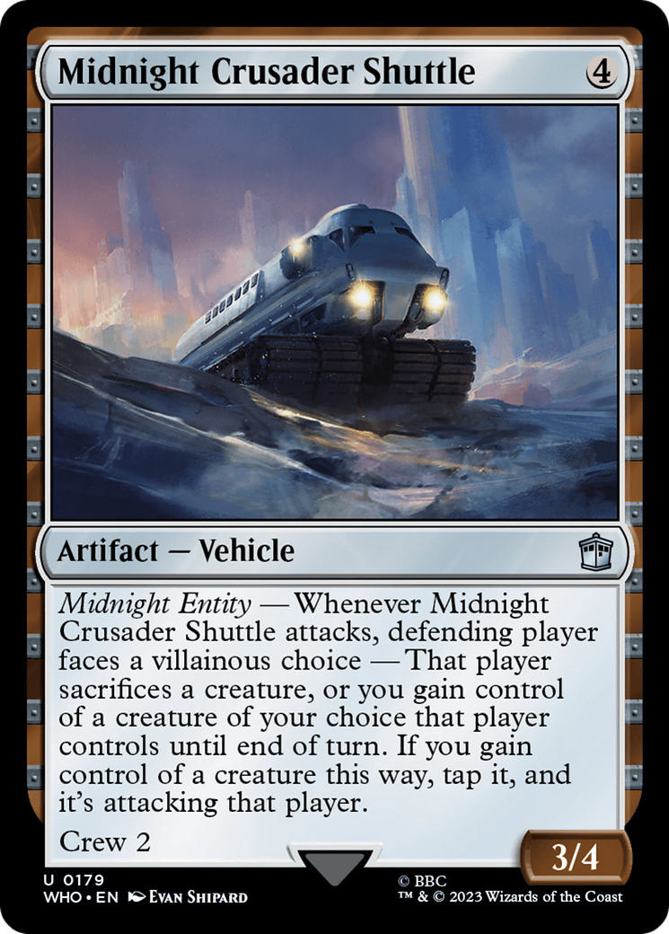 Midnight Crusader Shuttle [Doctor Who] - Destination Retro