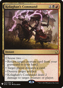 Kolaghan's Command [Mystery Booster] - Destination Retro