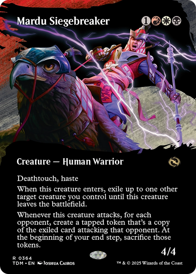 Mardu Siegebreaker (Borderless) [Tarkir: Dragonstorm] - Destination Retro