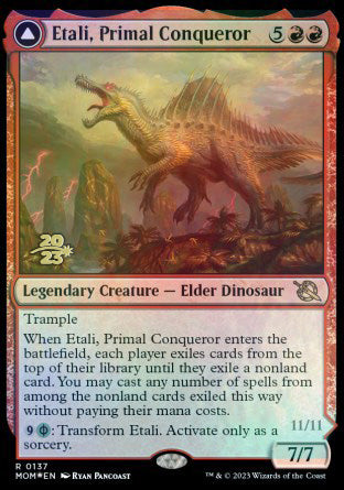 Etali, Primal Conqueror // Etali, Primal Sickness [March of the Machine Prerelease Promos] - Destination Retro
