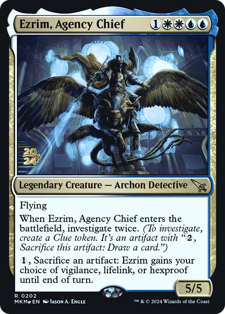 Ezrim, Agency Chief [Murders at Karlov Manor Prerelease Promos] - Destination Retro