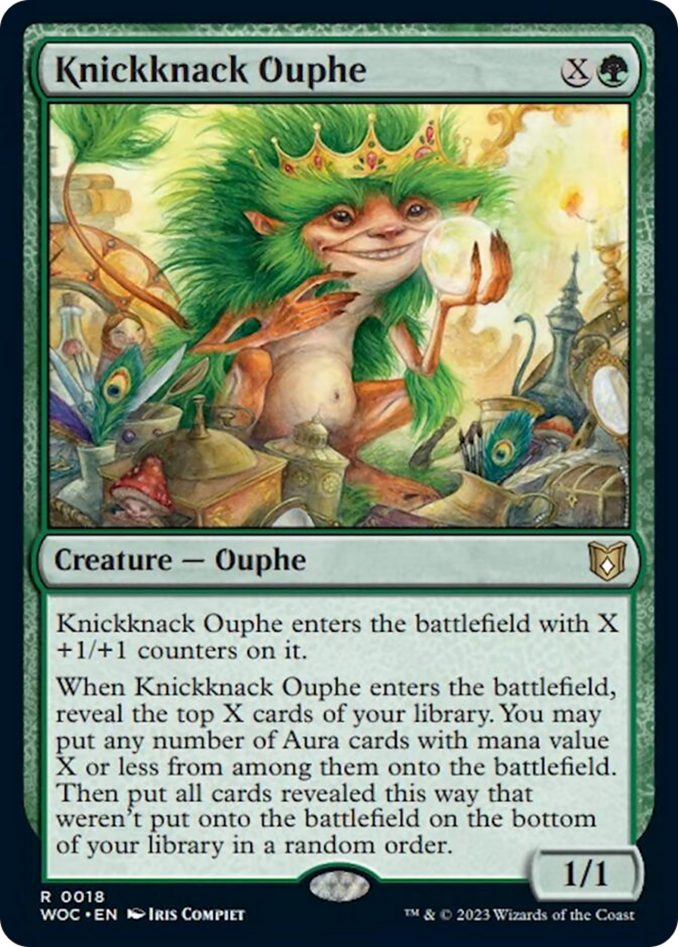 Knickknack Ouphe [Wilds of Eldraine Commander] - Destination Retro