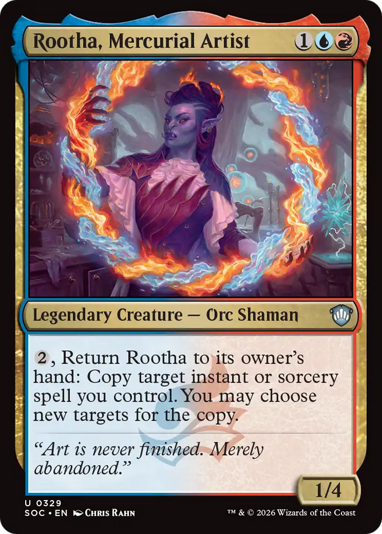 Rootha, Mercurial Artist [Secrets of Strixhaven Commander] - Destination Retro