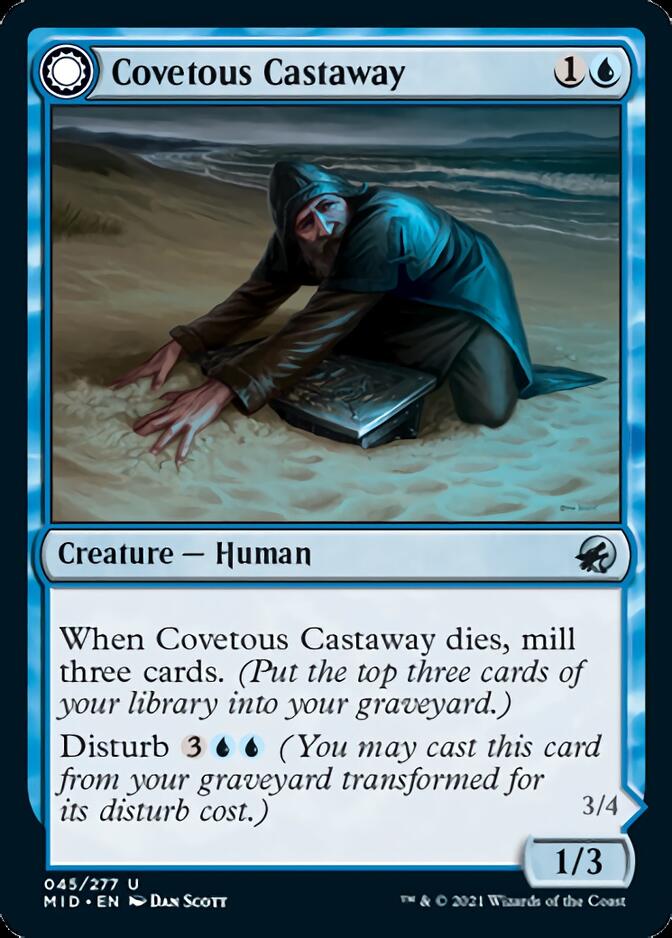 Covetous Castaway // Ghostly Castigator [Innistrad: Midnight Hunt] - Destination Retro