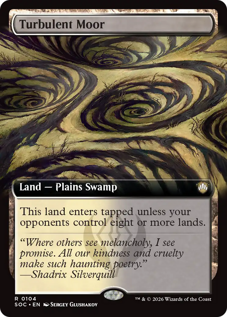 Turbulent Moor (Extended Art) [Secrets of Strixhaven Commander] - Destination Retro
