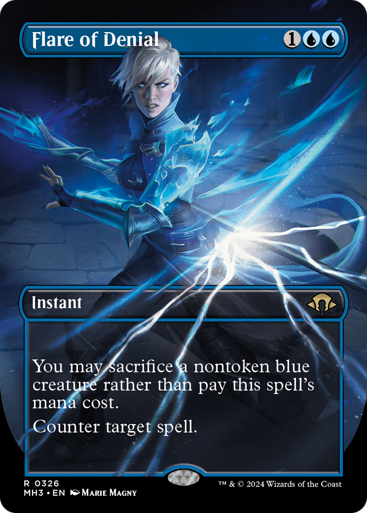 Flare of Denial (Borderless) [Modern Horizons 3] - Destination Retro