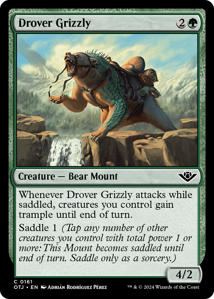 Drover Grizzly [Outlaws of Thunder Junction] - Destination Retro