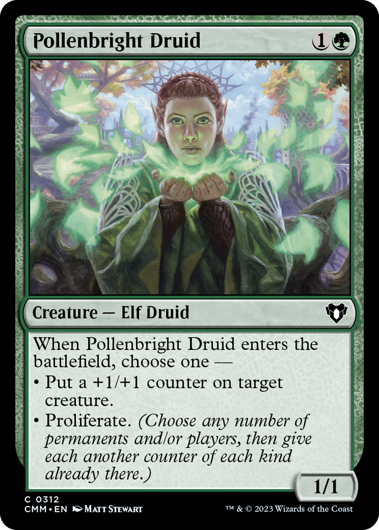 Pollenbright Druid [Commander Masters] - Destination Retro