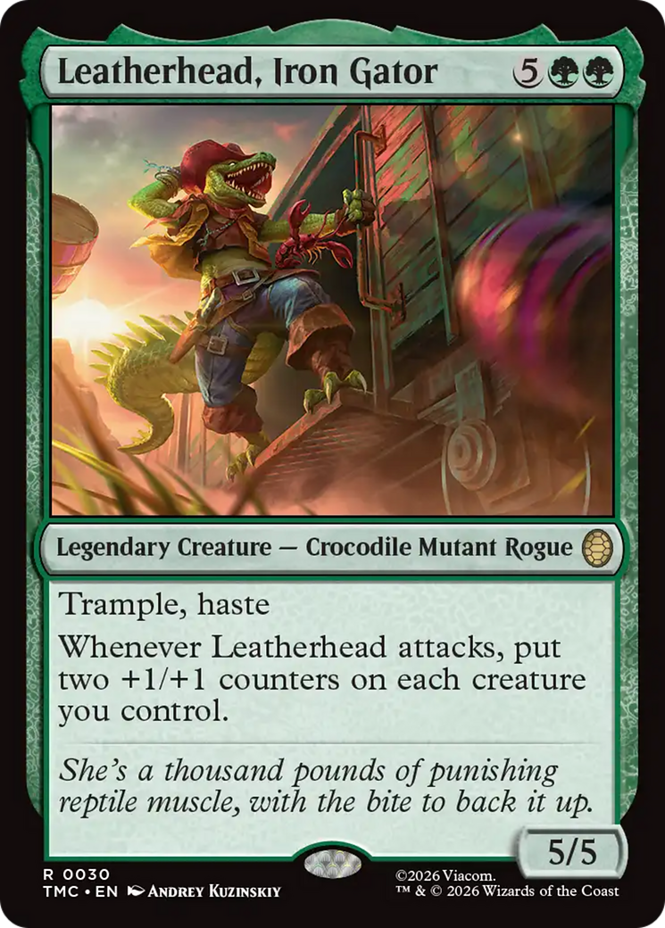 Leatherhead, Iron Gator [Teenage Mutant Ninja Turtles Commander] - Destination Retro