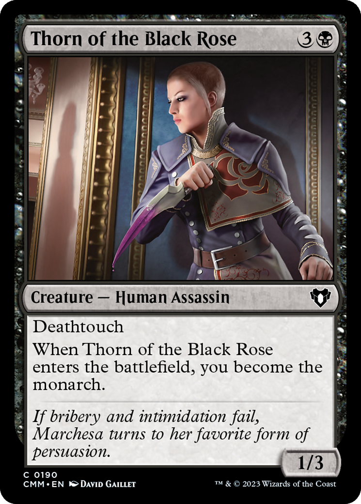 Thorn of the Black Rose [Commander Masters] - Destination Retro