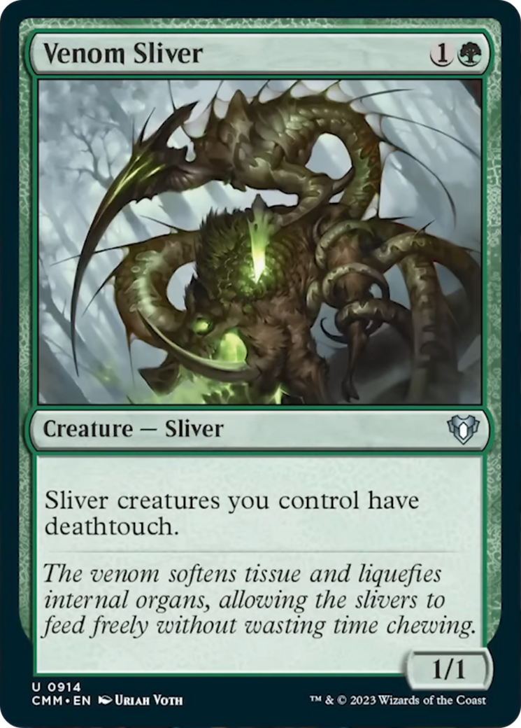 Venom Sliver [Commander Masters] - Destination Retro