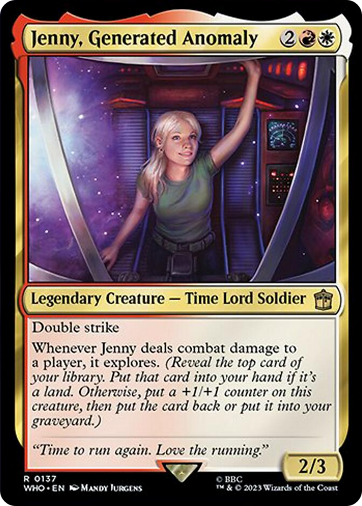 Jenny, Generated Anomaly [Doctor Who] - Destination Retro