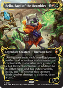 Bello, Bard of the Brambles (Borderless) (Raised Foil) [Bloomburrow Commander] - Destination Retro