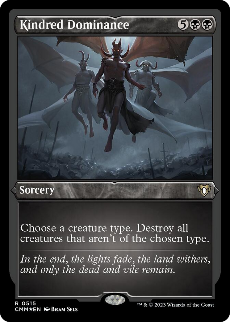 Kindred Dominance (Foil Etched) [Commander Masters] - Destination Retro