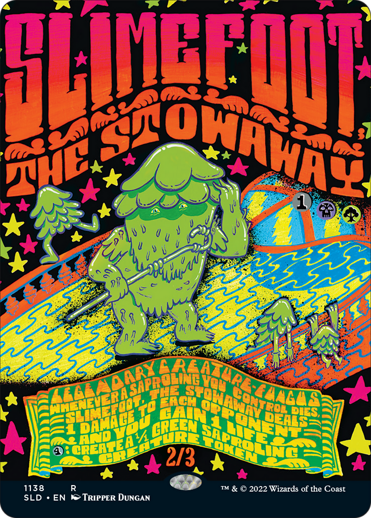 Slimefoot, the Stowaway (Borderless) [Secret Lair Drop Series] - Destination Retro