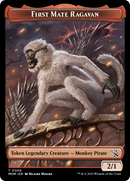 First Mate Ragavan // Thopter Double-Sided Token [March of the Machine Tokens] - Destination Retro