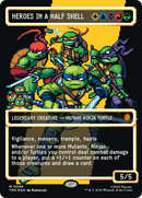 Heroes in a Half Shell (0096) (Borderless) (Surge Foil) [Teenage Mutant Ninja Turtles Commander] - Destination Retro