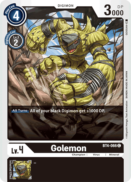 Golemon [BT4-066] [Great Legend] - Destination Retro