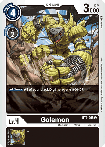 Golemon [BT4-066] [Great Legend] - Destination Retro