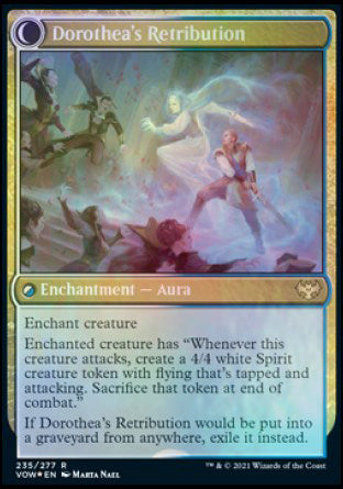 Dorothea, Vengeful Victim // Dorothea's Retribution [Innistrad: Crimson Vow Prerelease Promos] - Destination Retro