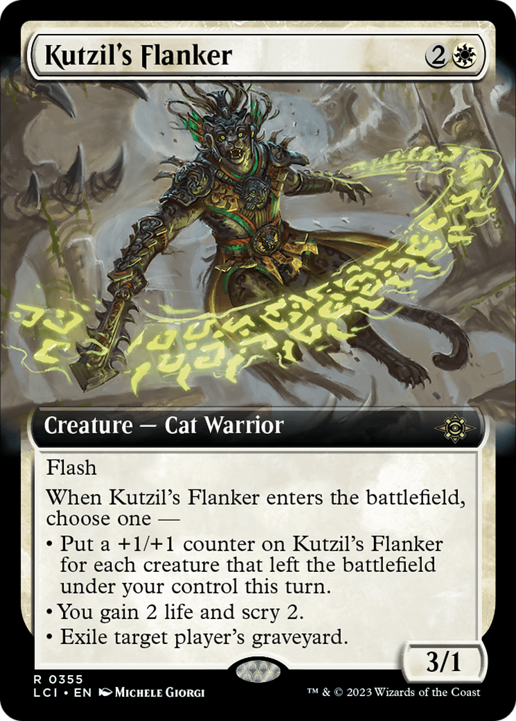 Kutzil's Flanker (Extended Art) [The Lost Caverns of Ixalan] - Destination Retro