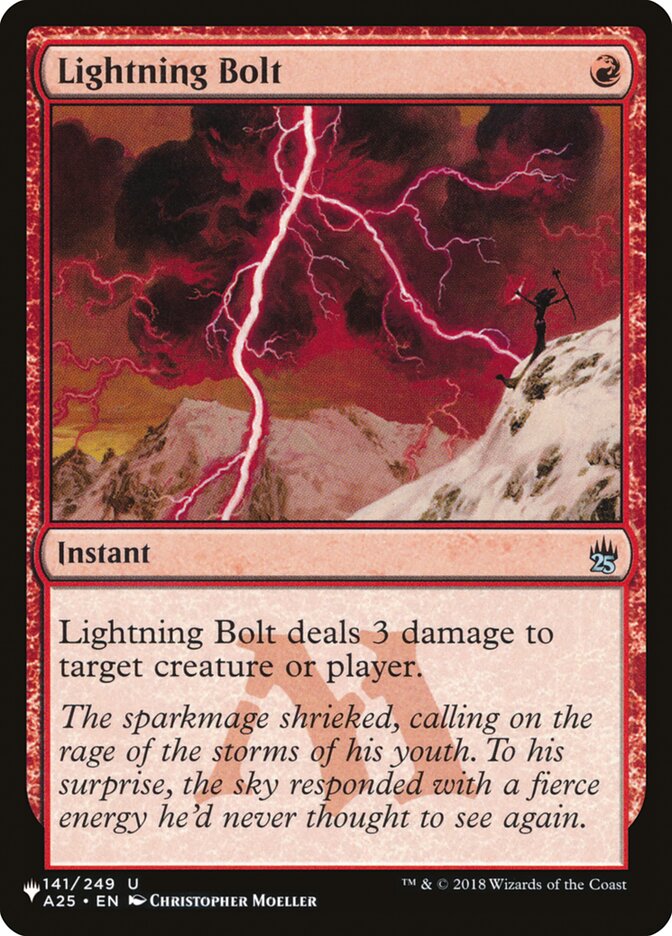 Lightning Bolt (141/249) [The List] - Destination Retro