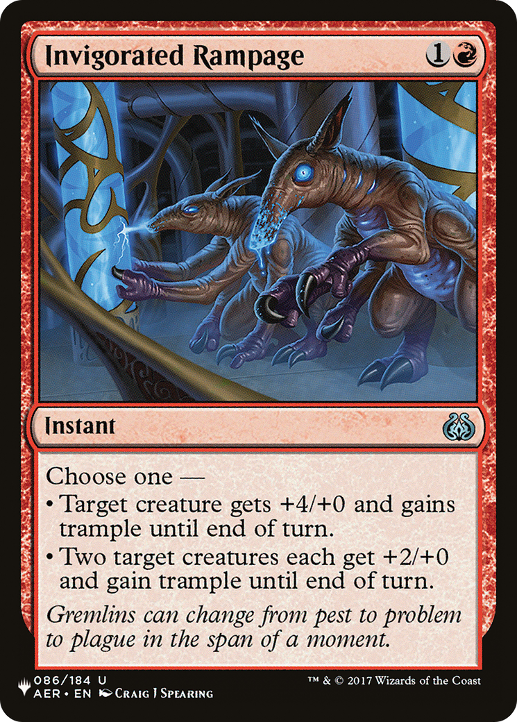 Invigorated Rampage [The List] - Destination Retro