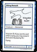 Biting Remark [Mystery Booster Playtest Cards] - Destination Retro