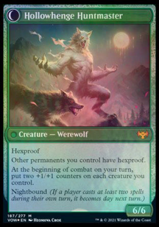 Avabruck Caretaker // Hollowhenge Huntmaster [Innistrad: Crimson Vow Prerelease Promos] - Destination Retro