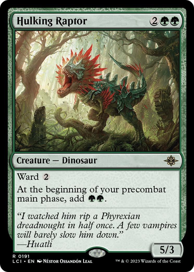 Hulking Raptor [The Lost Caverns of Ixalan] - Destination Retro