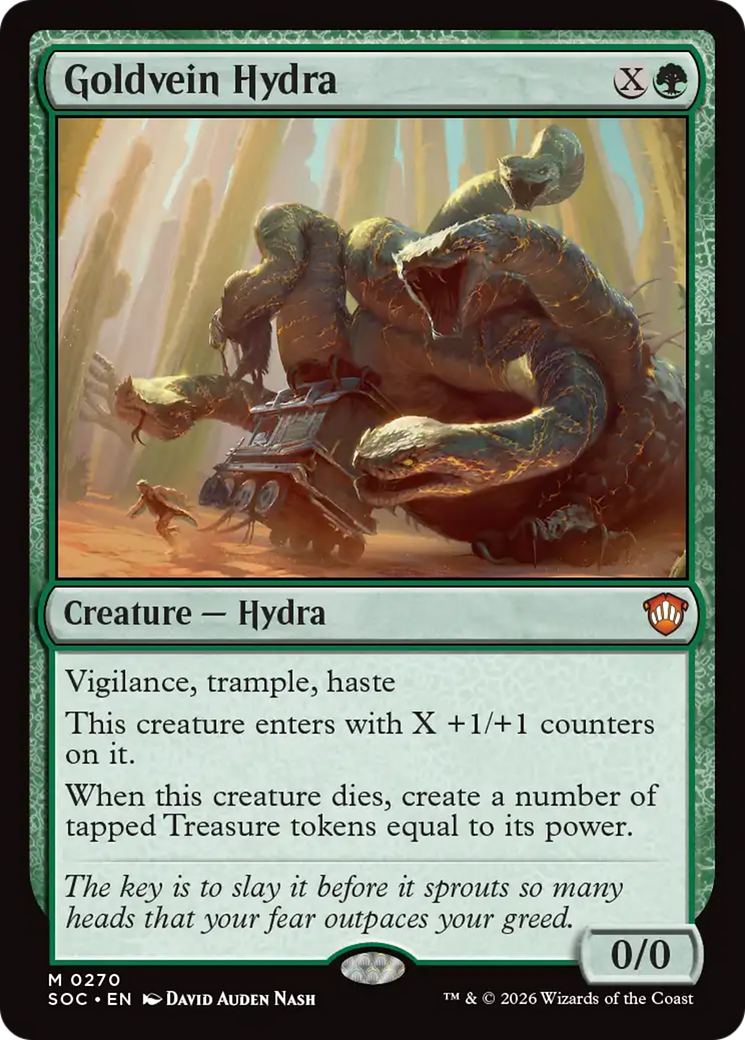 Goldvein Hydra [Secrets of Strixhaven Commander] - Destination Retro