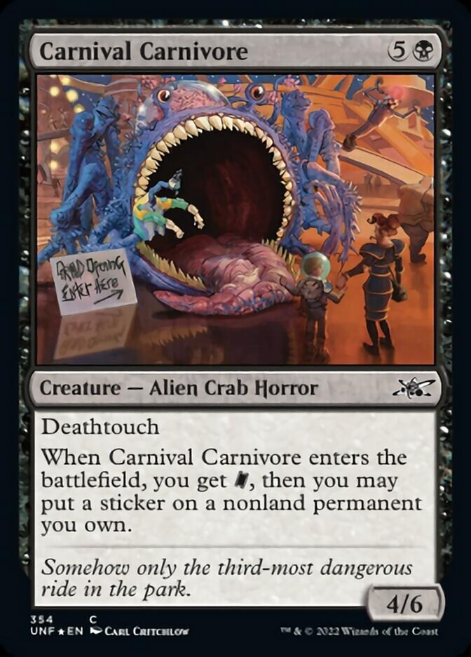 Carnival Carnivore (Galaxy Foil) [Unfinity] - Destination Retro