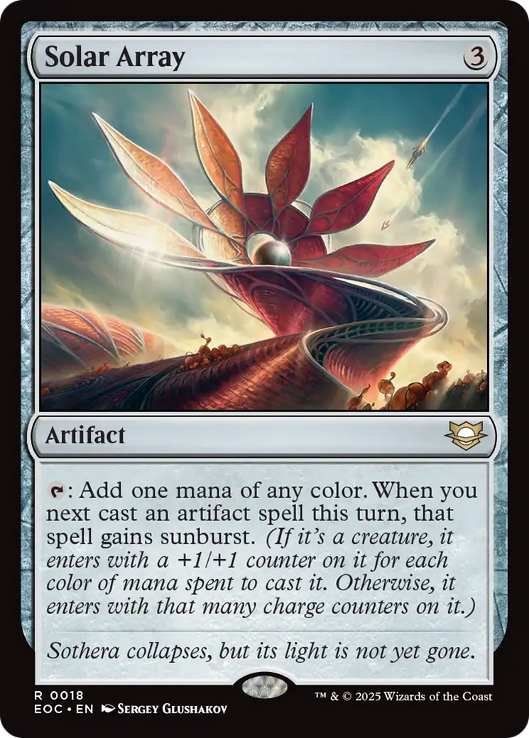 Solar Array [Edge of Eternities Commander] - Destination Retro