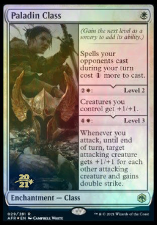 Paladin Class [Dungeons & Dragons: Adventures in the Forgotten Realms Prerelease Promos] - Destination Retro