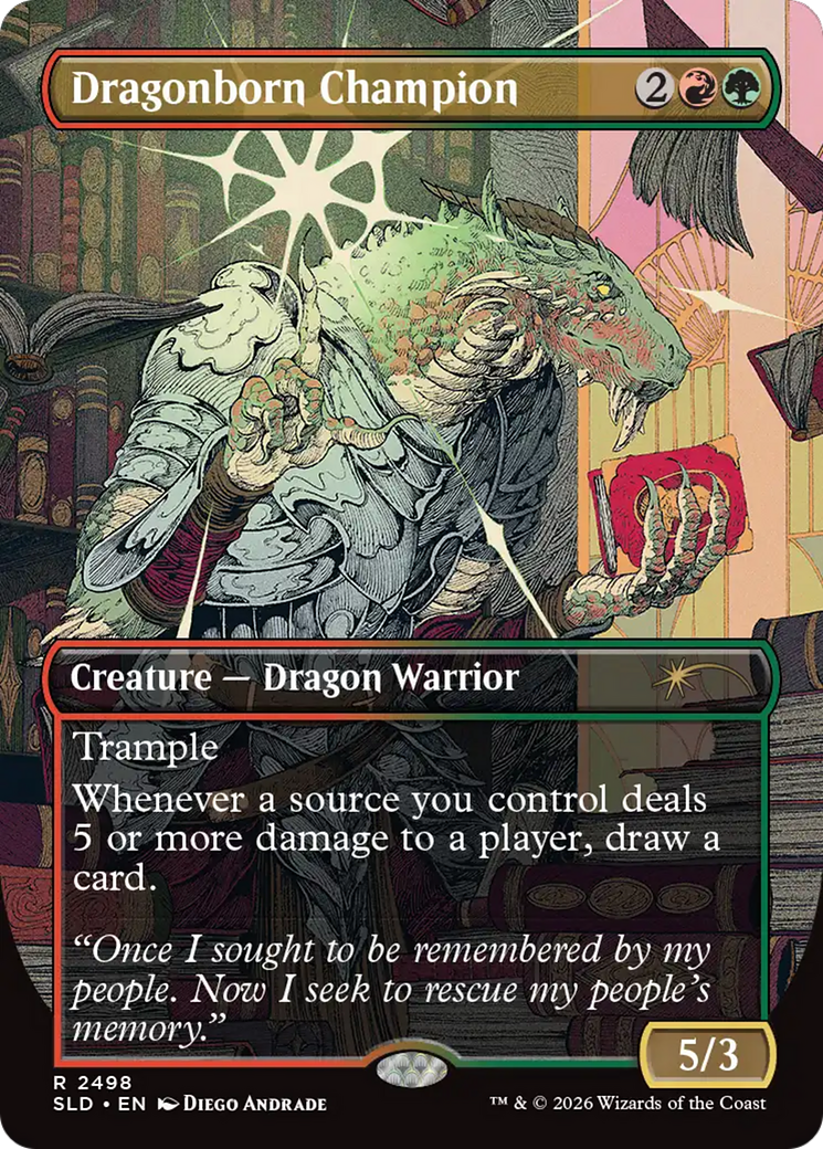 Dragonborn Champion [Secret Lair Drop Series] - Destination Retro
