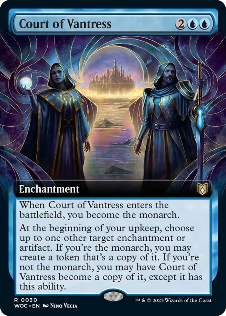 Court of Vantress (Extended Art) [Wilds of Eldraine Commander] - Destination Retro