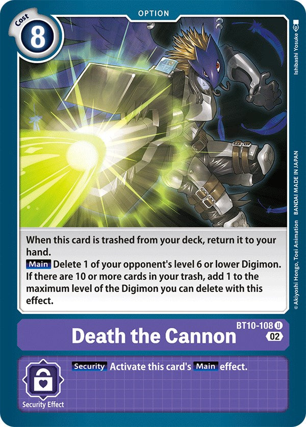 Death the Cannon [BT10-108] [Xros Encounter] - Destination Retro