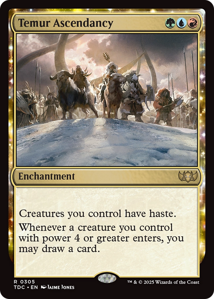 Temur Ascendancy [Tarkir: Dragonstorm Commander] - Destination Retro