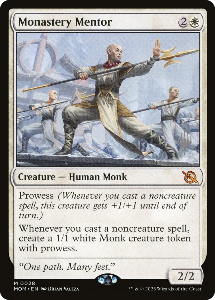 Monastery Mentor (Promo Pack) [March of the Machine Promos] - Destination Retro