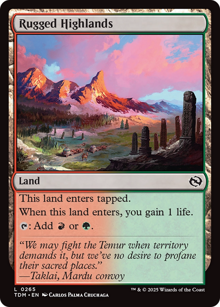 Rugged Highlands [Tarkir: Dragonstorm] - Destination Retro