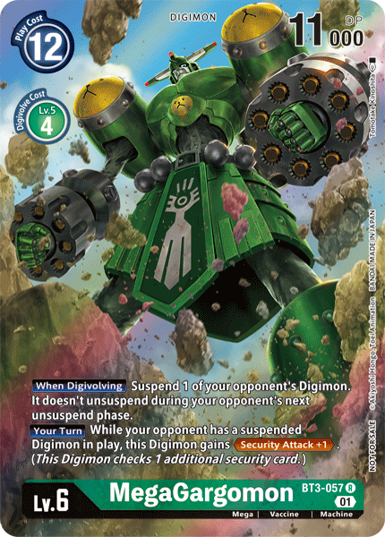 MegaGargomon [BT3-057] (1-Year Anniversary Box Topper) [Promotional Cards] - Destination Retro