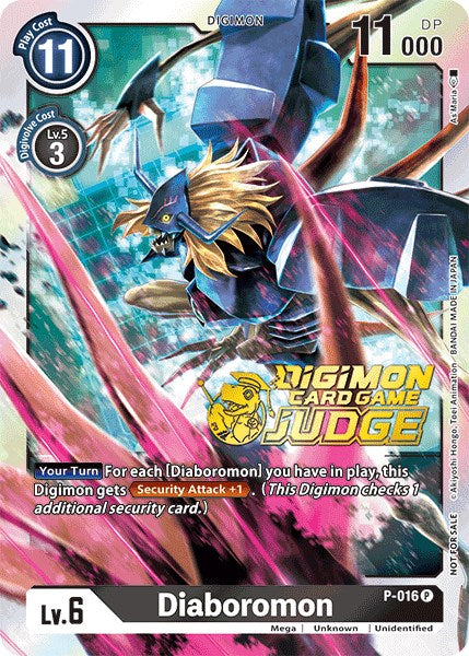 Diaboromon [P-016] (Judge Pack 1) [Promotional Cards] - Destination Retro