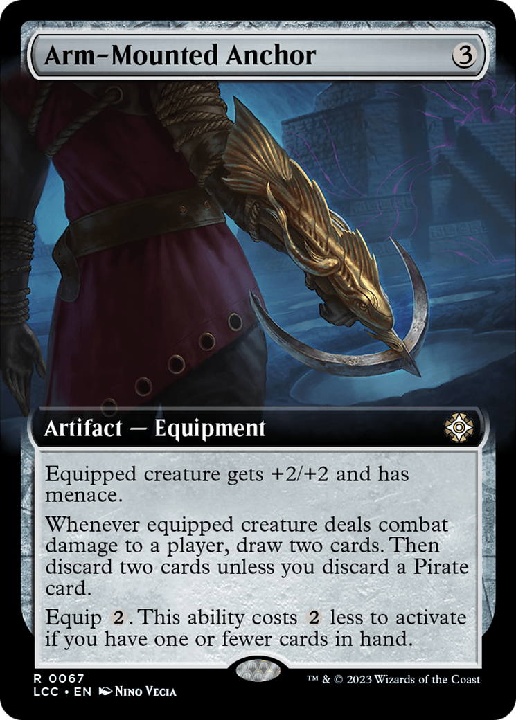 Arm-Mounted Anchor (Extended Art) [The Lost Caverns of Ixalan Commander] - Destination Retro