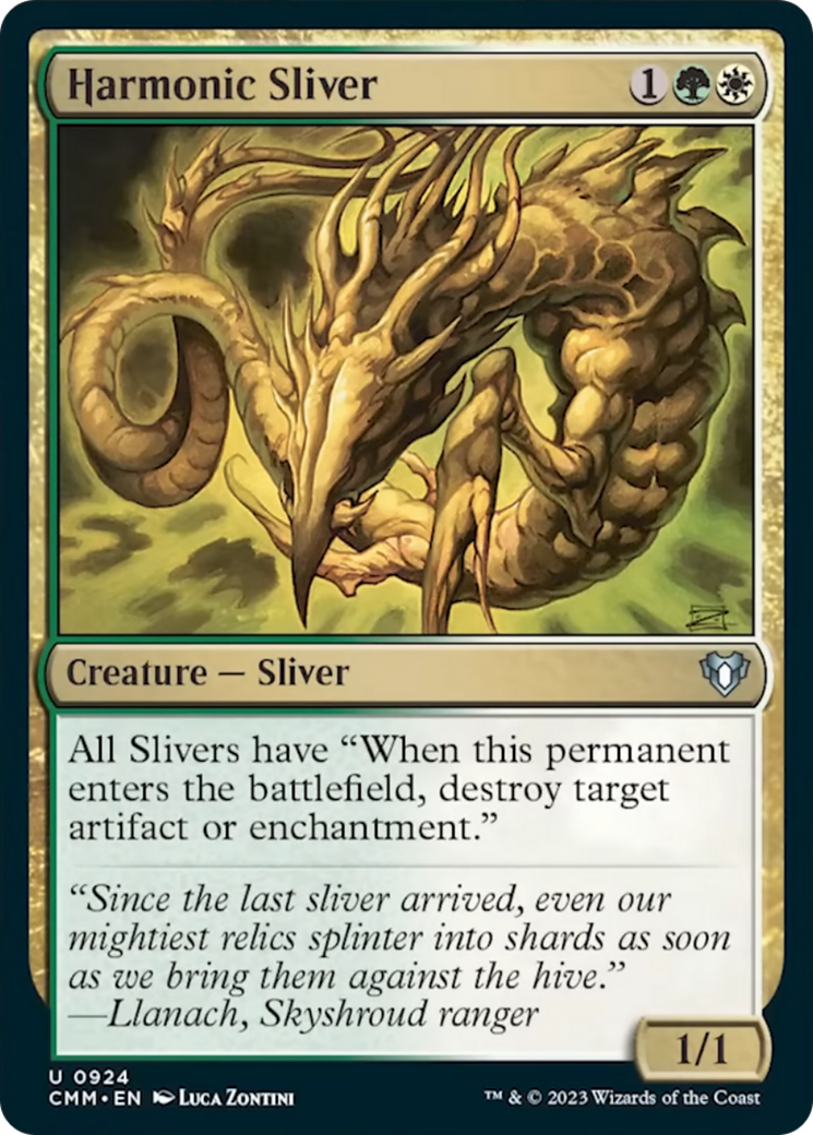 Harmonic Sliver [Commander Masters] - Destination Retro