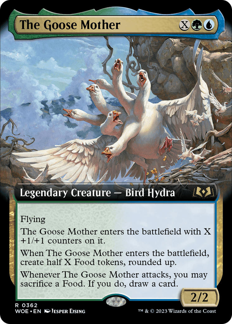 The Goose Mother (Extended Art) [Wilds of Eldraine] - Destination Retro