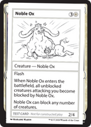 Noble Ox [Mystery Booster 2 Playtest Cards] - Destination Retro