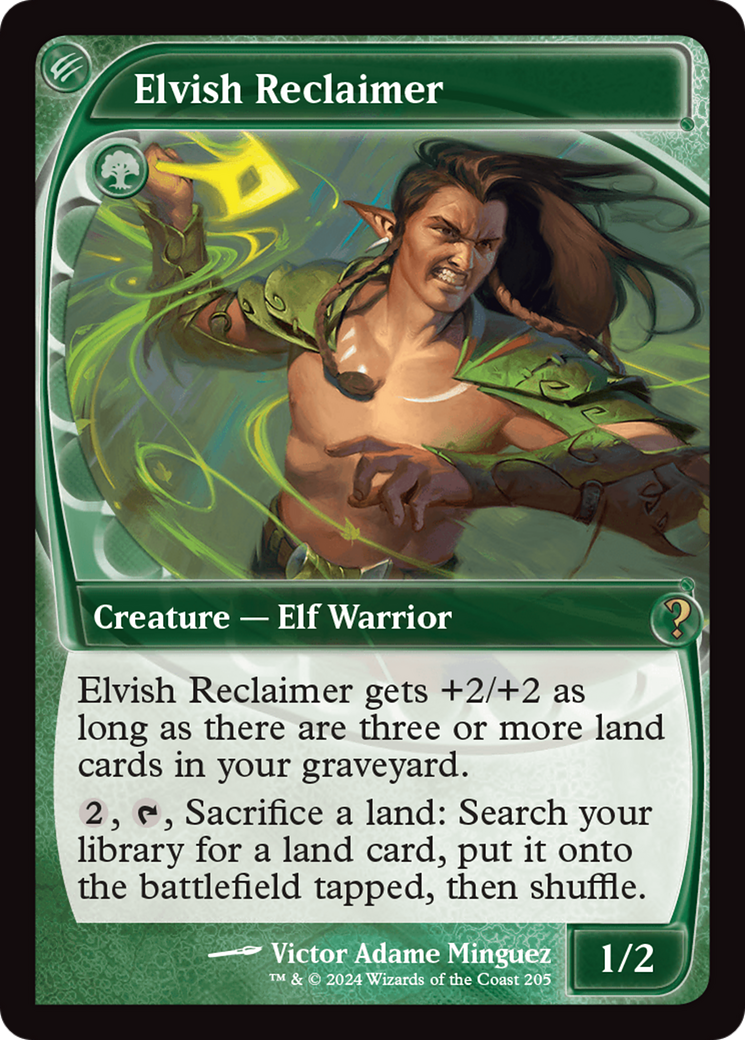 Elvish Reclaimer (Future Sight) [Mystery Booster 2] - Destination Retro