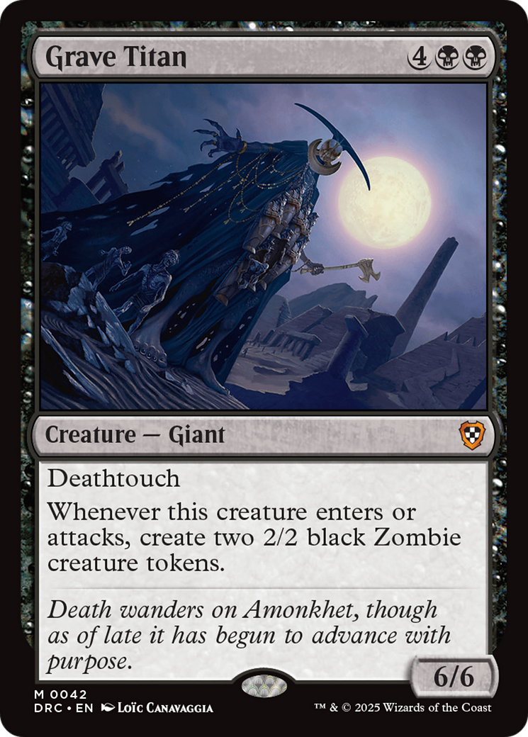 Grave Titan [Aetherdrift Commander] - Destination Retro