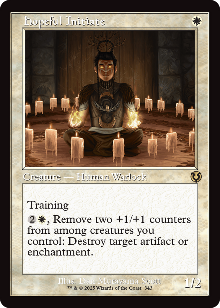 Hopeful Initiate (Retro Frame) [Innistrad Remastered] - Destination Retro