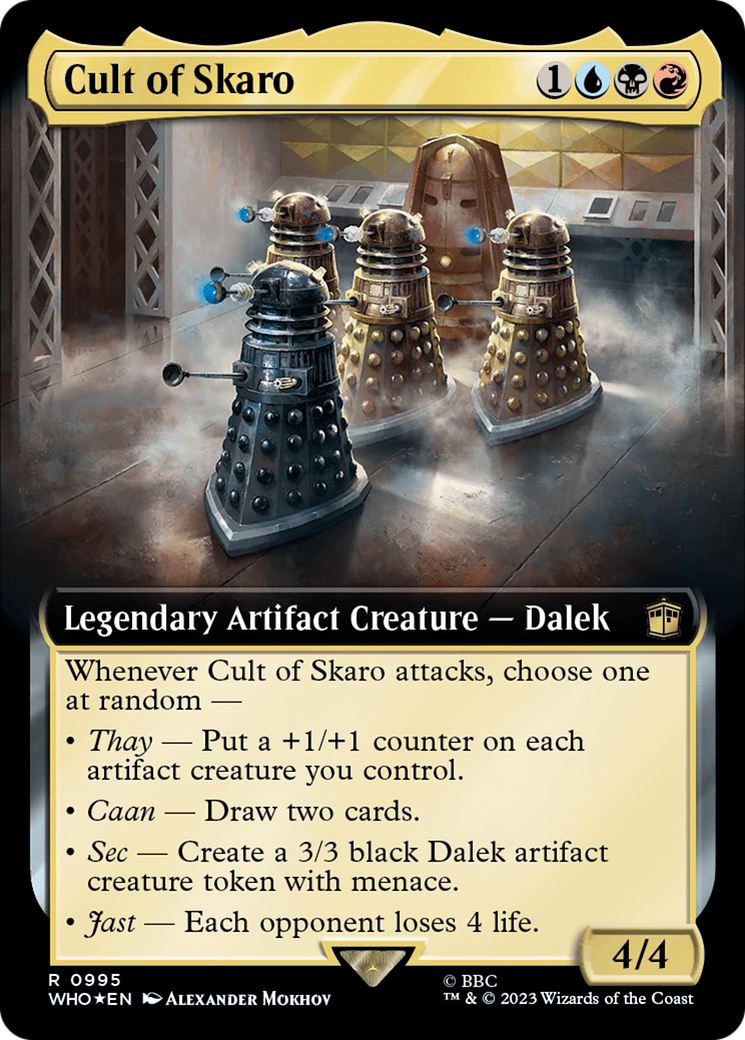 Cult of Skaro (Extended Art) (Surge Foil) [Doctor Who] - Destination Retro